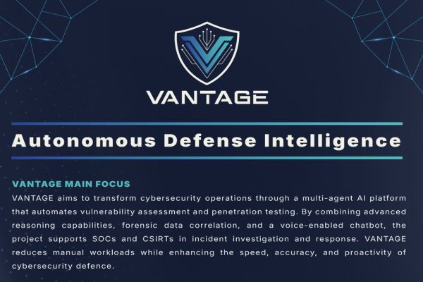 VANTAGE EU project — Autonomous Defense Intelligence, funded by ECCC